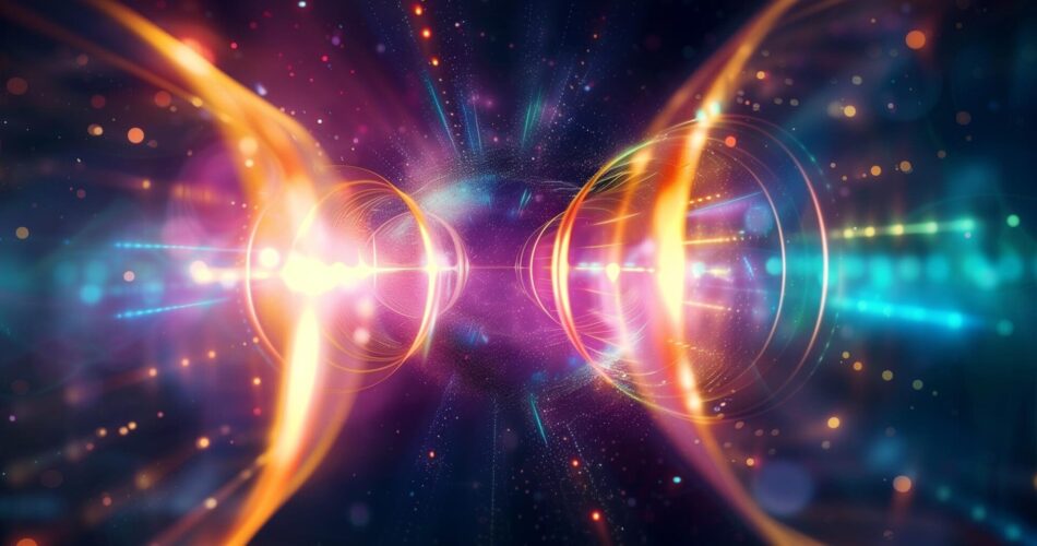 An image that is supposed to represent teleportation in some way