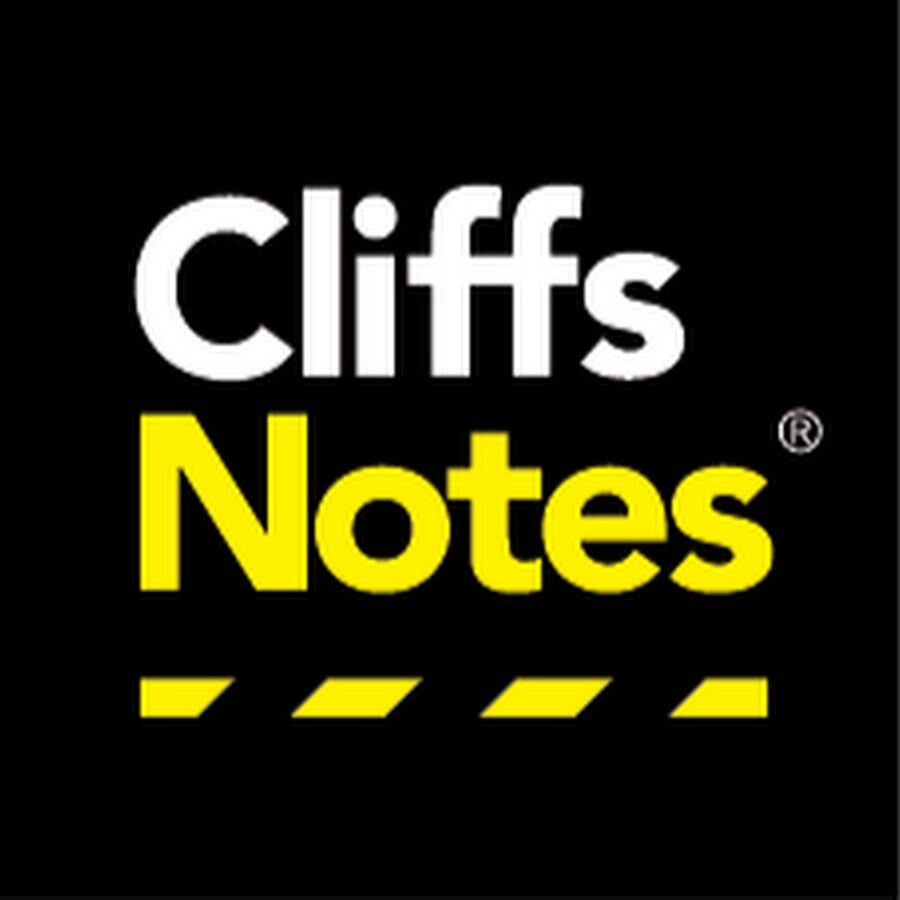 The image features a logo with a simple design. It includes the word "Cliffs" in a bold, sans-serif typeface. Below "Cliffs," the word "Notes" is written in a slightly smaller font size, also in a sans-serif typeface. A line of red dashes runs horizontally above and below the text. The background of the image is a solid white.