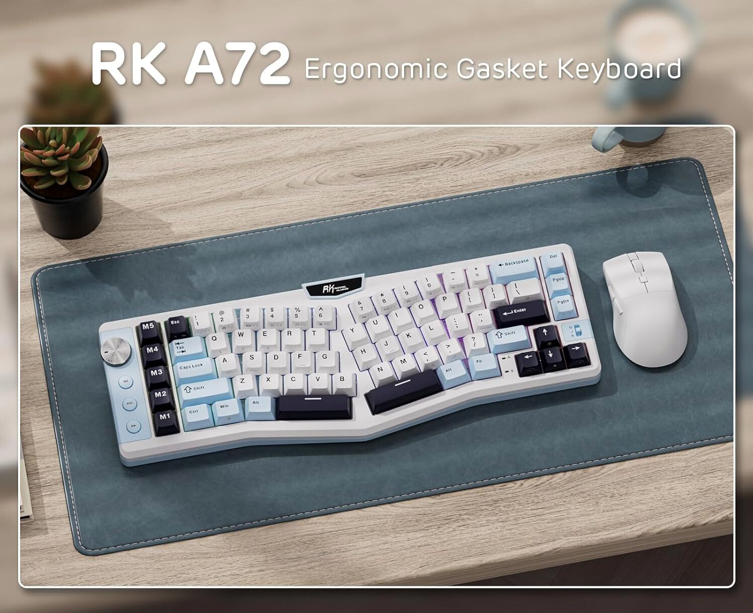 Review: RK Royal Kludge A72 68% Ergonomic Alice Layout Mechanical Keyboard