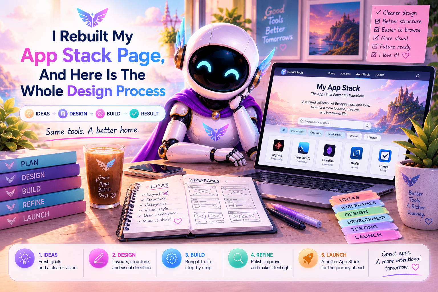 I Rebuilt My App Stack Page, And Here Is The Whole Design Process