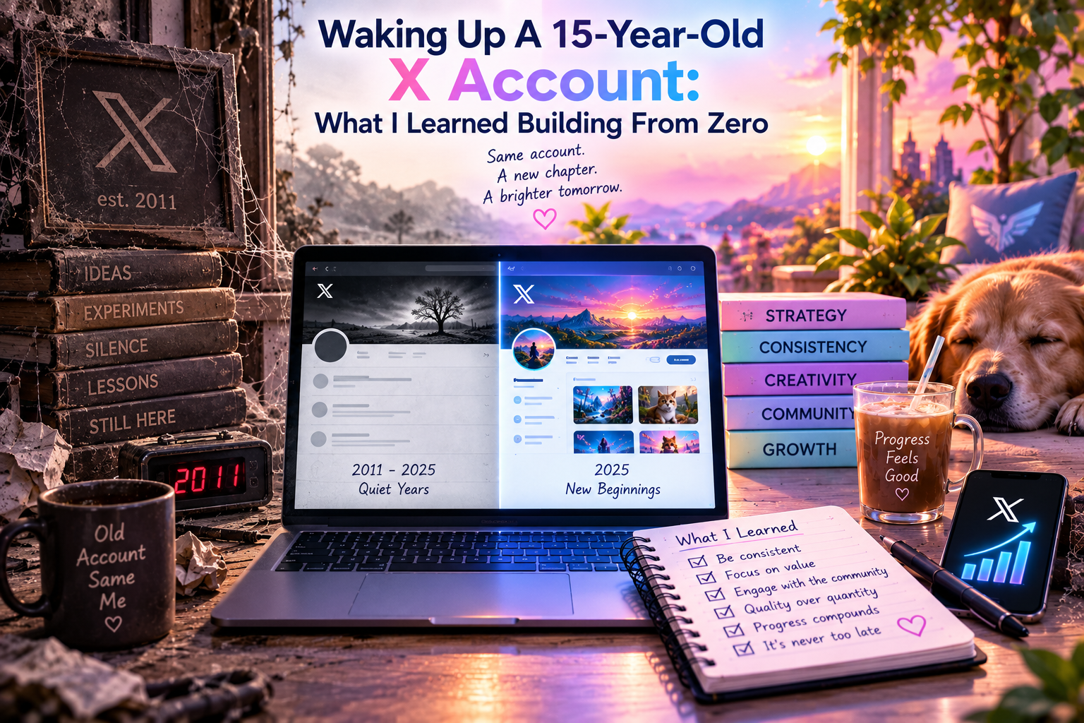 Waking Up A 15-Year-Old X Account: What I Learned Building From Zero