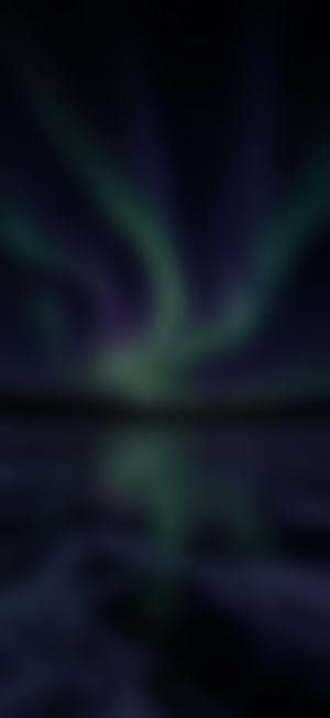 Aurora Over A Frozen Lake, dark home screen