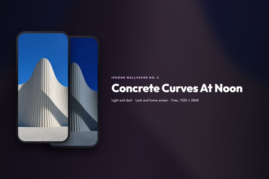 Concrete Curves At Noon, share card