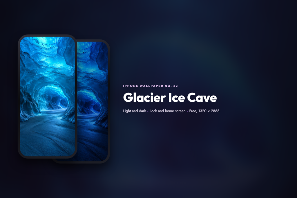 Glacier Ice Cave, share card