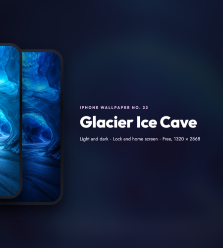 iPhone Wallpaper No. 22: Glacier Ice Cave