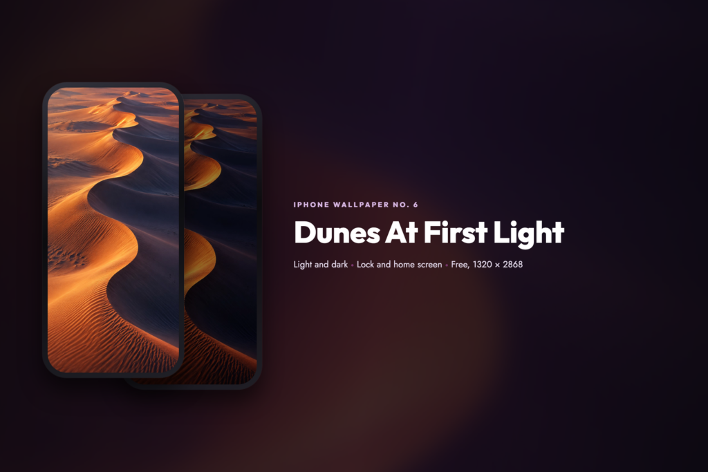 Dunes At First Light, share card