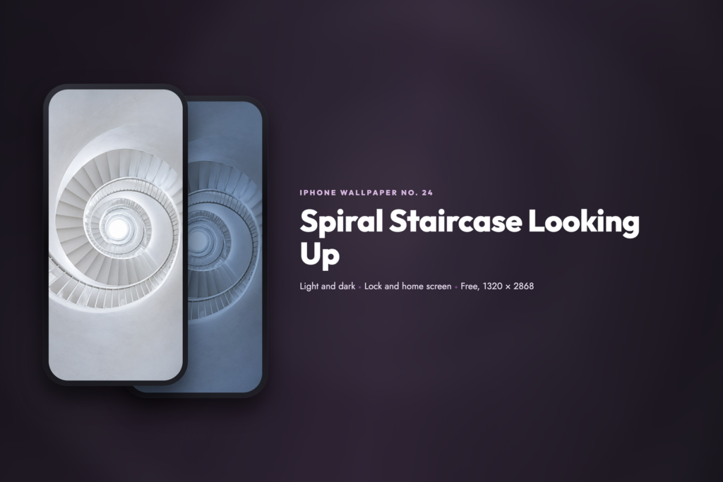 Spiral Staircase Looking Up, share card
