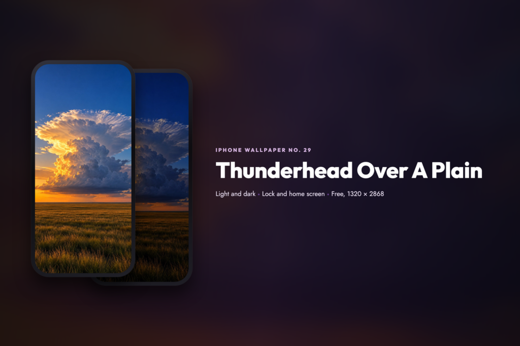 Thunderhead Over A Plain, share card